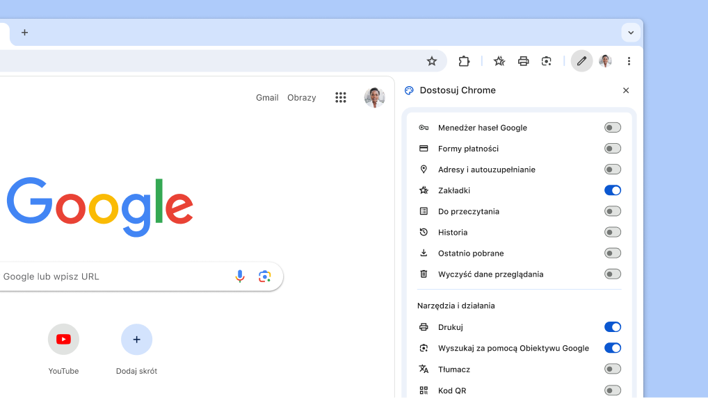 Nowy sposób na dostosowanie paska narzędzi