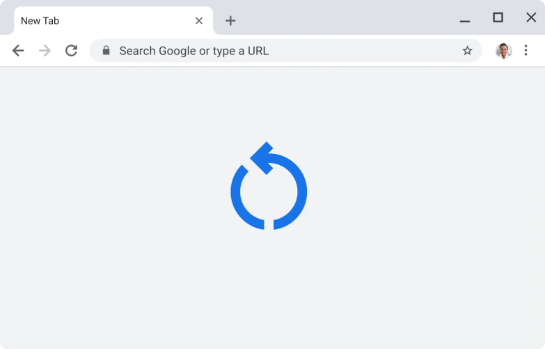 Automatyczne aktualizacje Interfejs użytkownika Chrome z ikoną instalowania aktualizacji