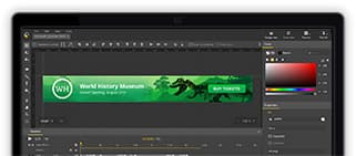 Oś czasu programu Google Web Designer