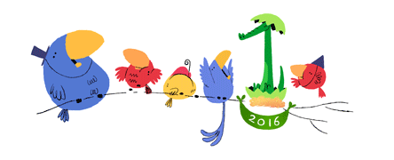 Szczęśliwego Nowego Roku od Google!